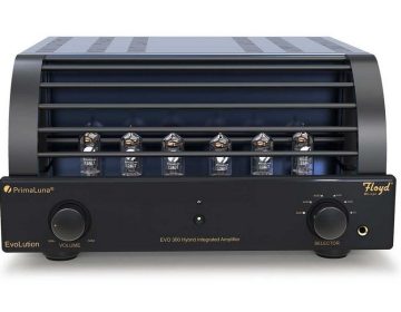 PrimaLuna EVO 300 Hybrid Integrated Amplifier Black Faceplate