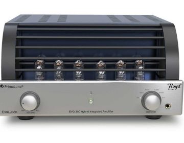 PrimaLuna EVO 300 Hybrid Integrated Amplifier Silver Faceplate