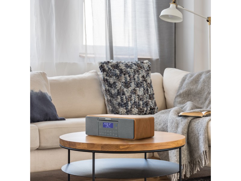 Sangean DDR-47BT DAB+ / FM / Bluetooth Tabletop Radio (Walnut) - Image 2