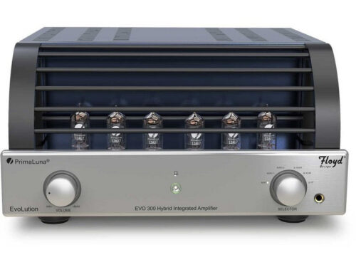 PrimaLuna EVO 300 Hybrid Integrated Amplifier Silver Faceplate