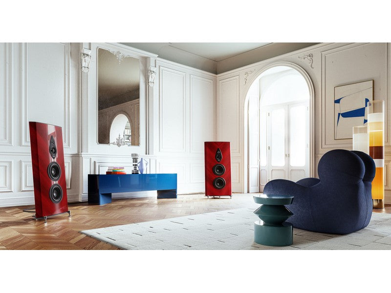 Sonus Faber Stradivari G2 Floorstanding Loudspeaker Pair Red Violin - Image 4