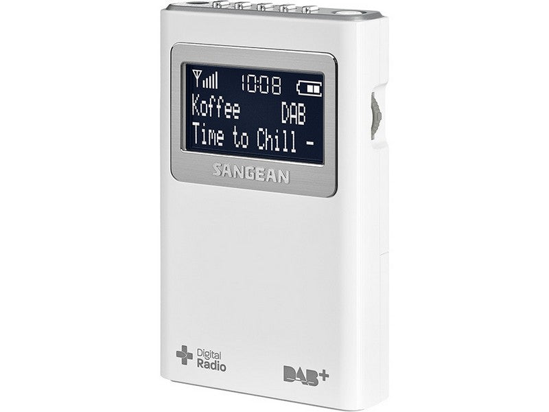 Sangean DPR-39WH DAB+/FM Pocket Radio - White