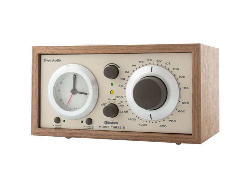 Tivoli Audio Model Three BT Clock Radio with USB Beige Walnut - Image 3