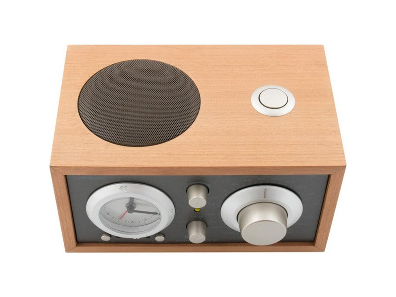 Tivoli Audio Model Three BT Clock Radio with USB Metallic Taupe Cherry - Image 4