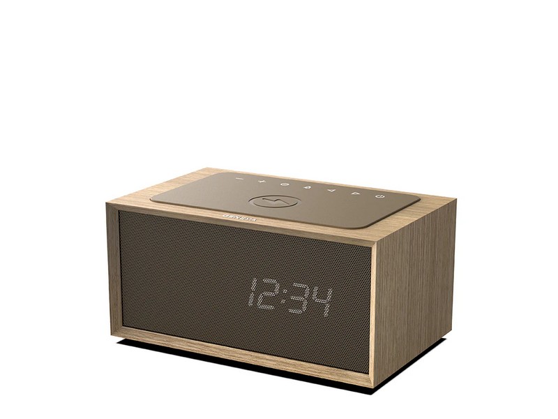 Geneva TIME Digital Bluetooth Wireless Speaker (Each) - Oak - Image 3