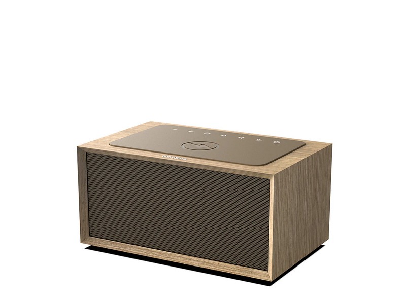 Geneva TIME Digital Bluetooth Wireless Speaker (Each) - Oak - Image 2