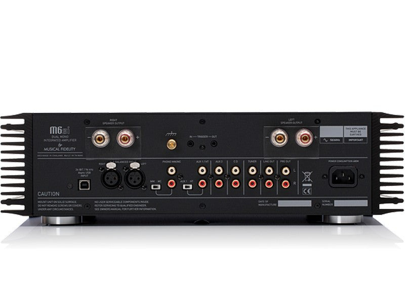 Musical Fidelity M6si: 220 Watt Dual Mono Integrated Amplifier Silver - Image 2