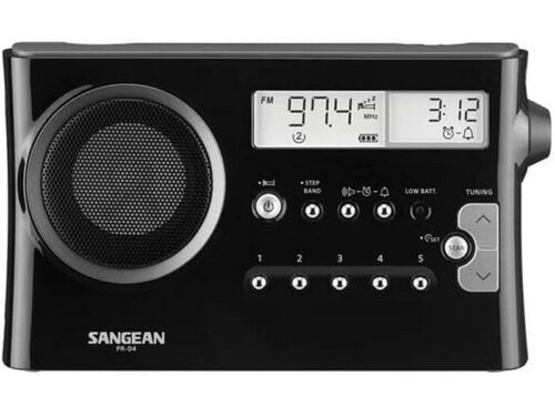 Sangean PR-D4 FM/AM Portable Radio Black