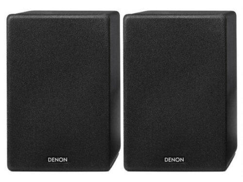 Denon SCN10 Compact Bookshelf Speaker Black Pair