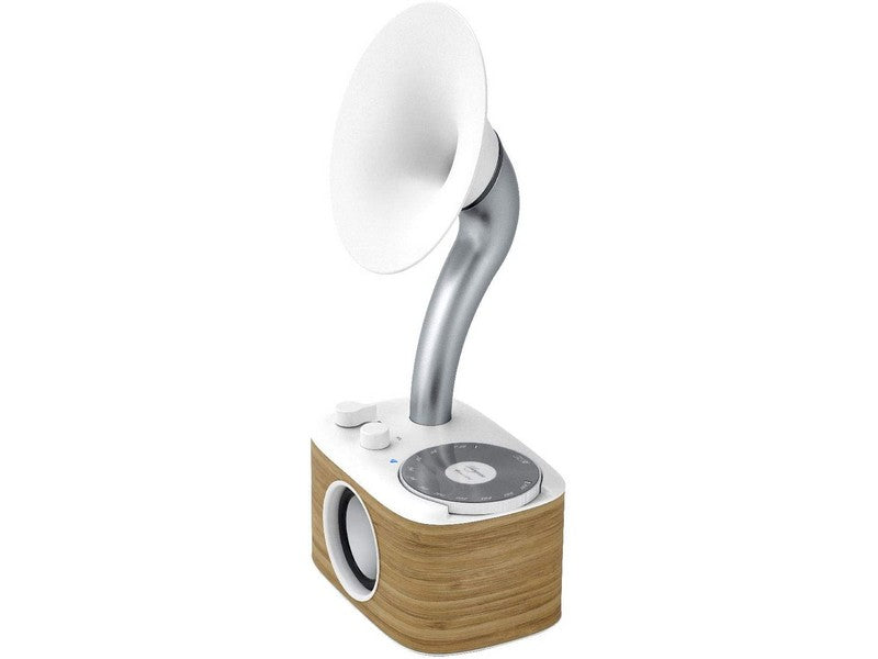Sangean WR-45 FM Bluetooth Radio Vintage Design Light Wood White - Image 3