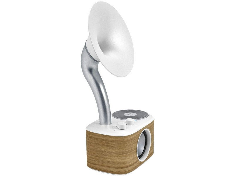 Sangean WR-45 FM Bluetooth Radio Vintage Design Light Wood White - Image 4