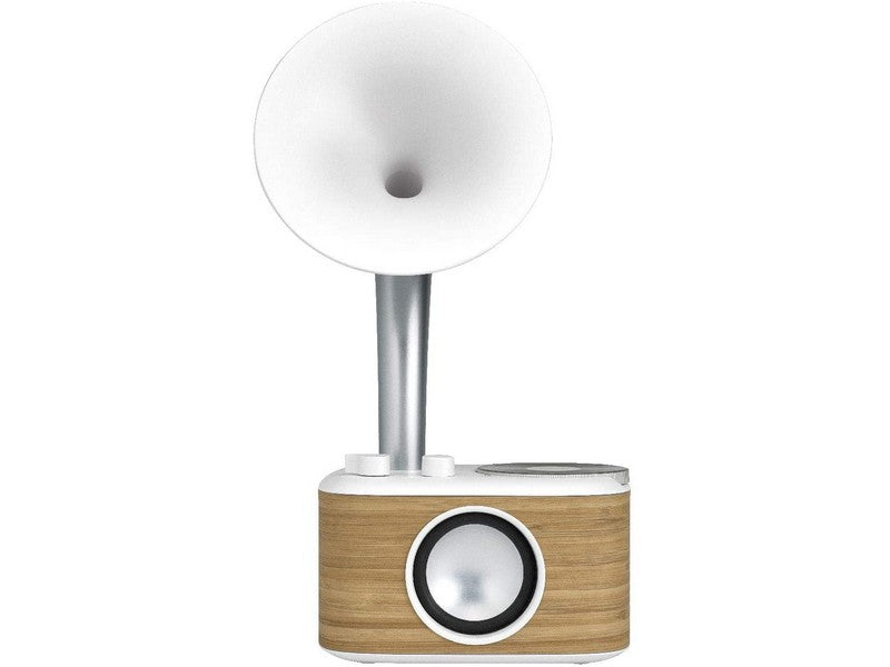 Sangean WR-45 FM Bluetooth Radio Vintage Design Light Wood White