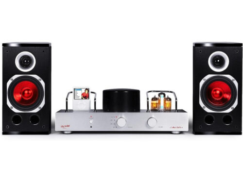 Klapp Audio Visual Fatman iTube Red-i Amplifier Dock + Speaker Pair