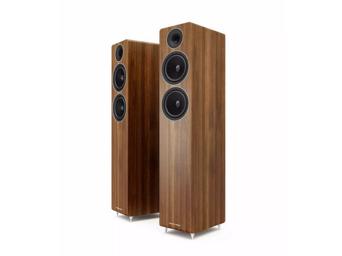 Acoustic Energy AE309 Floorstanding Loudspeaker Pair Walnut - (Display Model Slight Damage)