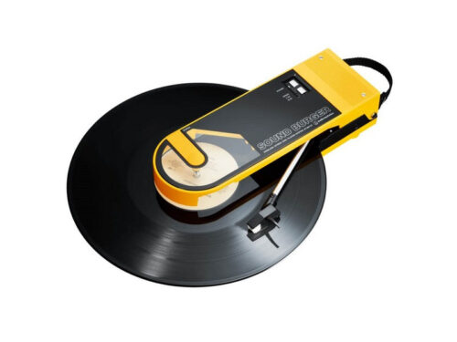 Audio-Technica AT-SB727 SOUND BURGER Portable Bluetooth Turntable Yellow