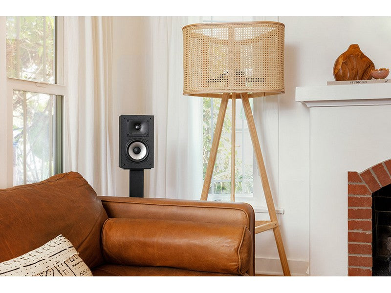 Polk MXT15 Bookshelf Speaker Pair Black Monitor XT Series - Image 8