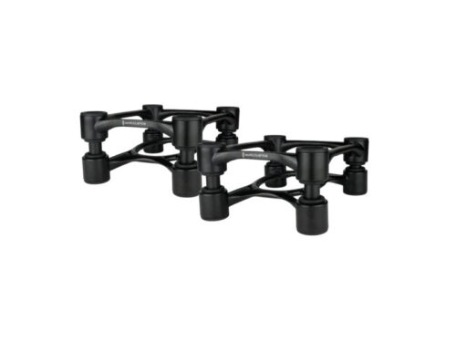 IsoAcoustics Aperta 100 Speaker Isolation Stands Pair Black