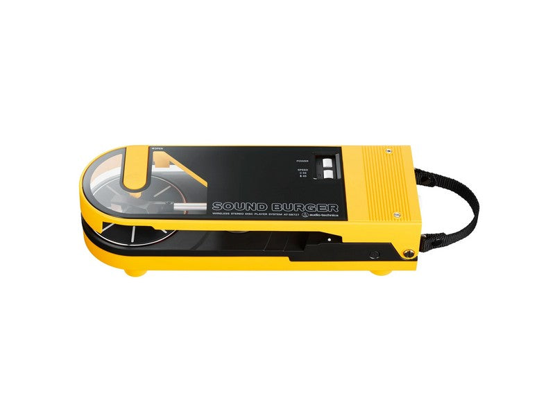 Audio-Technica AT-SB727 SOUND BURGER Portable Bluetooth Turntable Yellow - Image 5