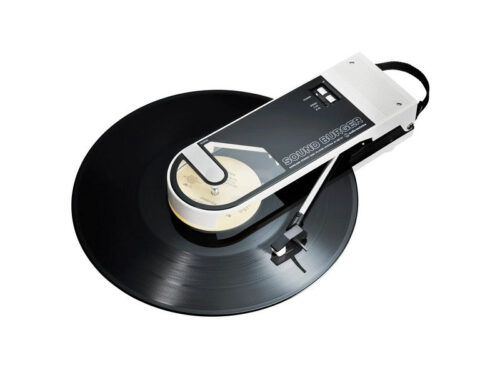 Audio-Technica AT-SB727 SOUND BURGER Portable Bluetooth Turntable White