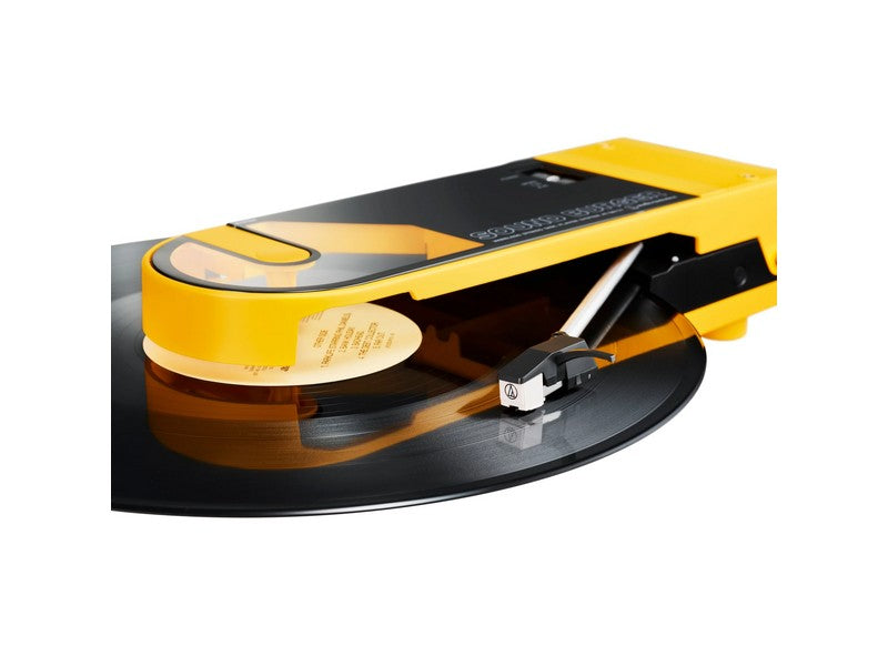 Audio-Technica AT-SB727 SOUND BURGER Portable Bluetooth Turntable Yellow - Image 4