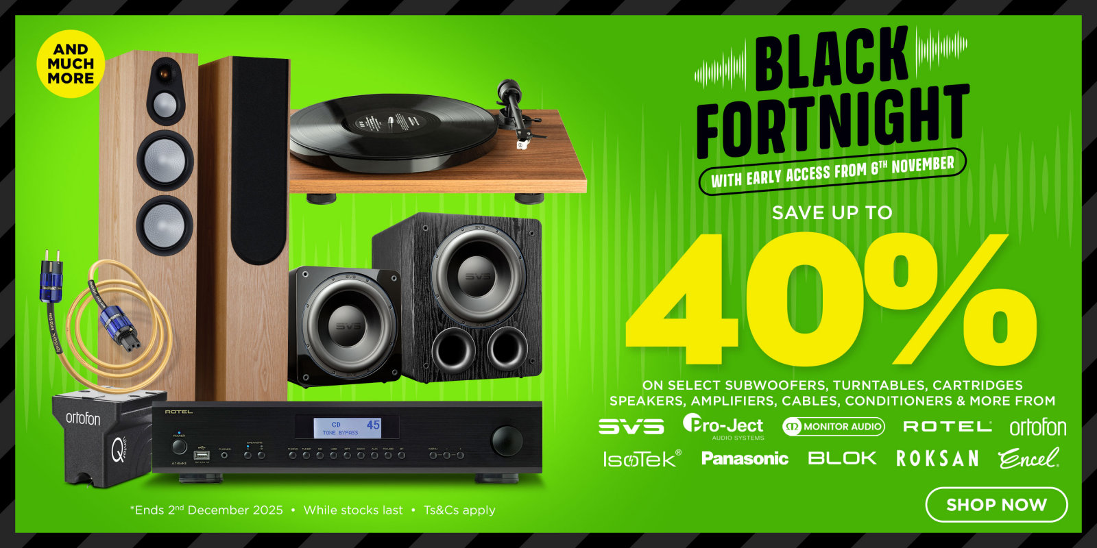 Black Fortnight Sale Specials