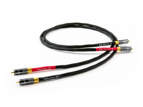 Tellurium Q Black II RCA Interconnect Cable Pair (1m)