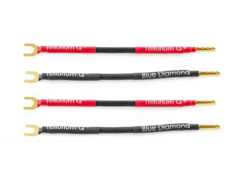 Tellurium Q Blue Diamond Jumpers/Links Banana Spade Pair