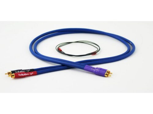 Tellurium Q Blue II Phono Tone Arm RCA-RCA Turntable Cable (1m)