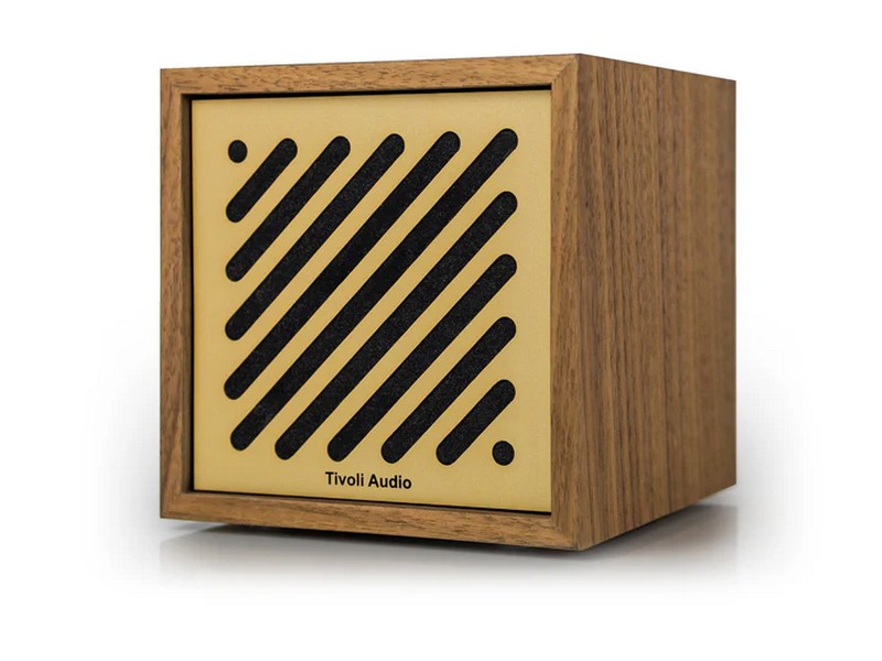Tivoli Audio Boutique Compact Bluetooth Speaker - Walnut / Gold - Image 3
