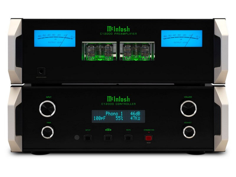 McIntosh C12000 2-Channel Solid State and Vacuum Tube Preamplifier