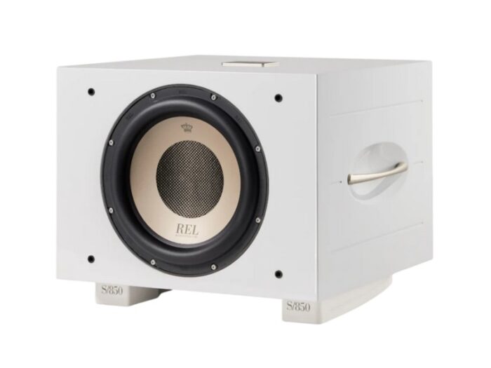 REL S/850 850W Linear Class D Amplifier Gloss White (Serie S)