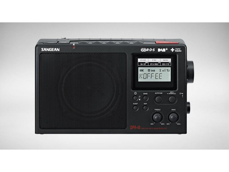 Sangean DPR-45 Portable Digital Radio Tri-Band AM/FM/DAB+ Black - Image 3