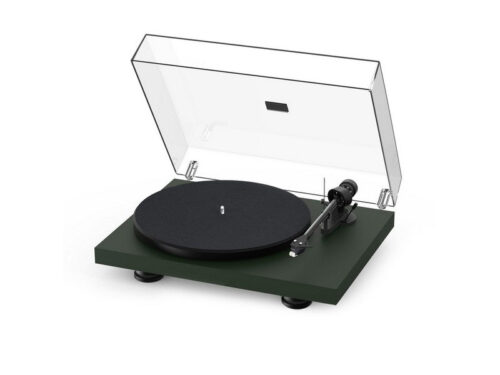Pro-Ject Debut Carbon Evo Turntable Satin Fir Green with Ortofon 2M Red Cartridge