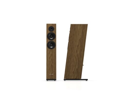Pylon Audio Diamond 25 MK2 Floorstanding Loudspeaker Pair Natural Veneer Oak Oil-wax Black