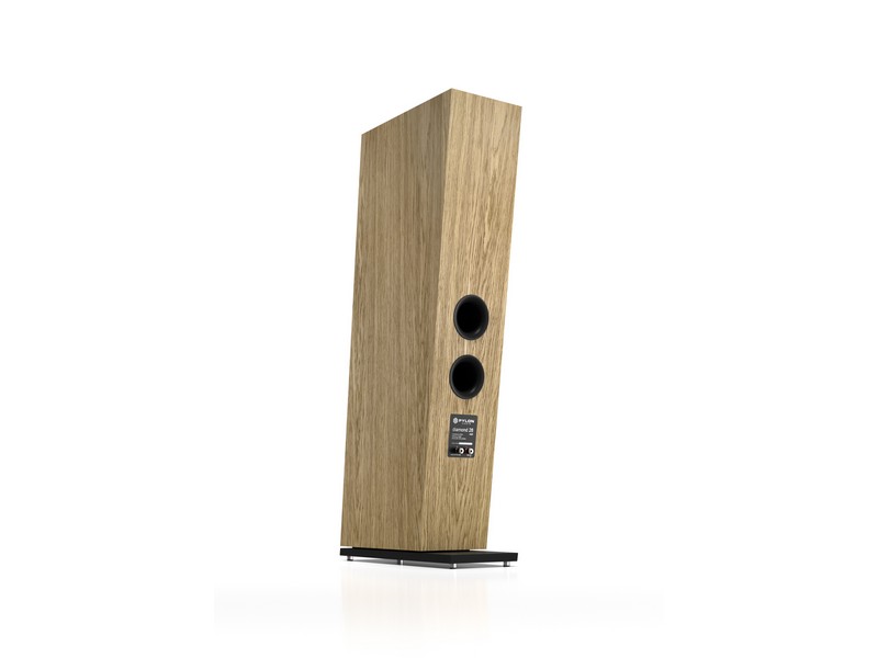 Pylon Audio Diamond 28 MK2 Floorstanding Loudspeaker Pair Natural Veneer Oak Oil-wax Walnut - Image 3