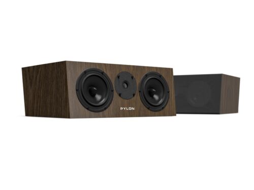 Pylon Audio Diamond Center MK2 Loudspeaker Natural Veneer Oak Lacquer Walnut