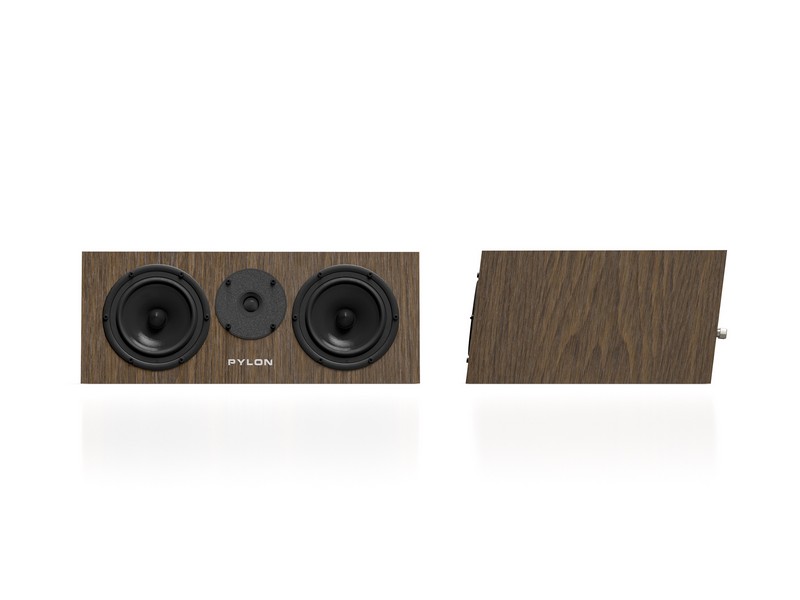 Pylon Audio Diamond Center MK2 Loudspeaker Natural Veneer Oak Lacquer Walnut - Image 2