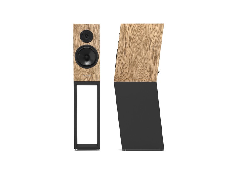 Pylon Audio Diamond Monitor 18 MK2 Speaker Pair Natural Veneer Oil-wax Dark Oak