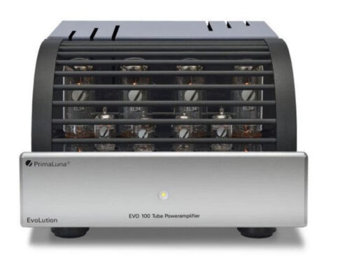 PrimaLuna EVO 100 Tube Power Amplifier (EL34) Silver