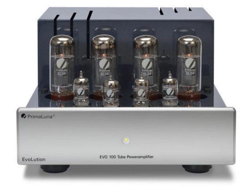 PrimaLuna EVO 100 Tube Power Amplifier (EL34) Silver - Image 2