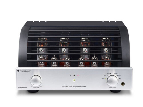PrimaLuna EVO 400 Tube Integrated Amplifier (EL34) Silver with MM Phono Stage
