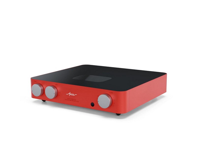 Fezz Sagita Prestige Vacuum Tube Line Preamplifier Red - Image 2