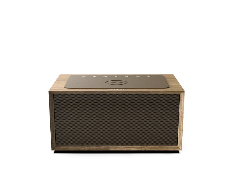 Geneva TIME Digital Bluetooth Wireless Speaker (Each) - Oak