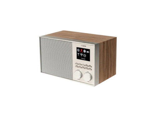 Geneva DeCon (S) Bluetooth Speaker Internet Radio Clock Walnut