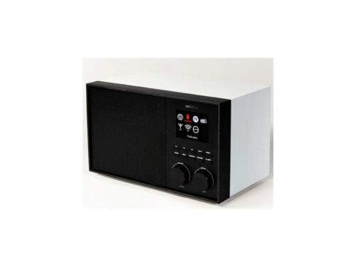 Geneva DeCon (S) Bluetooth Speaker Internet Radio Clock White