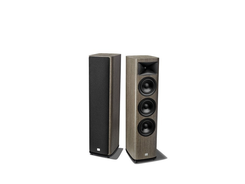 JBL HDI-3600 2.5 way, 3 x 6.5in Floor Standing Loudspeaker Grey Oak Pair