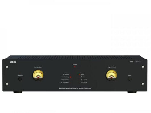 LAB12 DAC1 Reference Non Oversampling DAC with Tube Output Stage Black