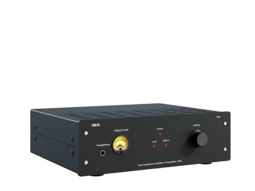 LAB12 HPA OTL Tube Headphone Amplifier / Preamplifier with USB DAC Black