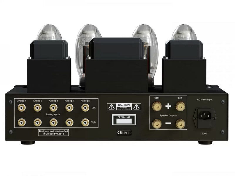 LAB12 INTEGRE4 Full Tube Audiophile Integrated Amplifier Silver - Display Model - Image 4