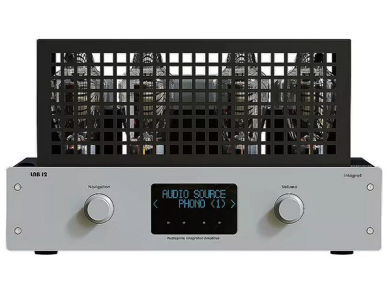 LAB12 INTEGRE4 MK2 Full Tube Audiophile Integrated Amplifier Silver - Display Model
